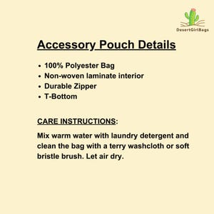 Personalisierte tropische Blumenkosmetiktasche - T-Bottom Zubehör Tasche - Kabel & Ladegeräte Organizer - Federmäppchen - 2 Größen Bild 6