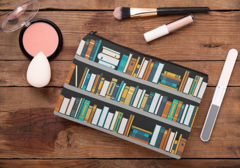 Book Lover Accessory Pouch Used for Makeup