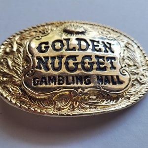 Western belt buckle-golden nugget buckle-made in usa