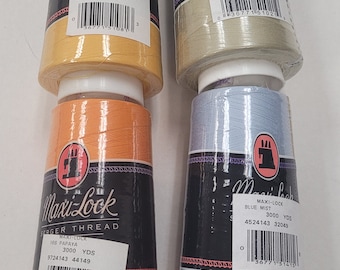 A&E Maxi lock-spun polyester-made in the usa-3000 yd cone
