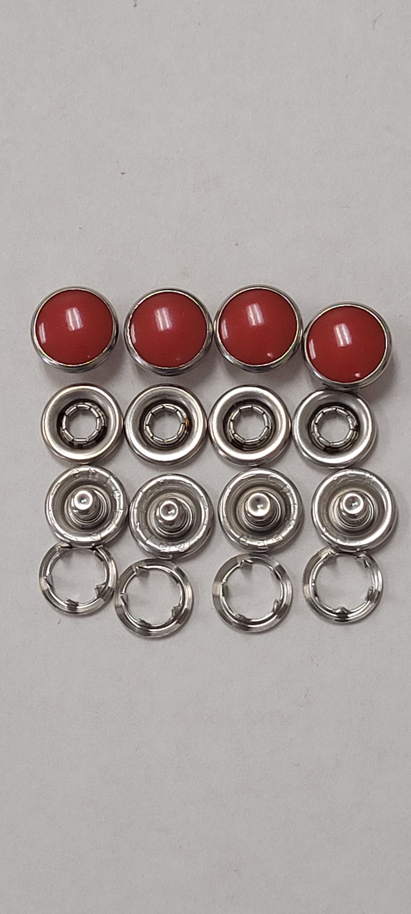 20 Sets 12mm Pearl Snaps Fasteners Pearl-like Buttons for Western Shirt  Clothes Washable Popper Studs 