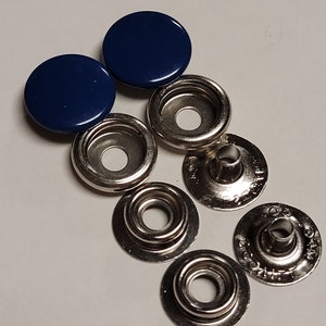 Snaps w/Extra Long 5/16 Post on Caps & 3/8 Long Eyelets for Leather,  Thick Fabrics or Carpet (150 of Each Piece)