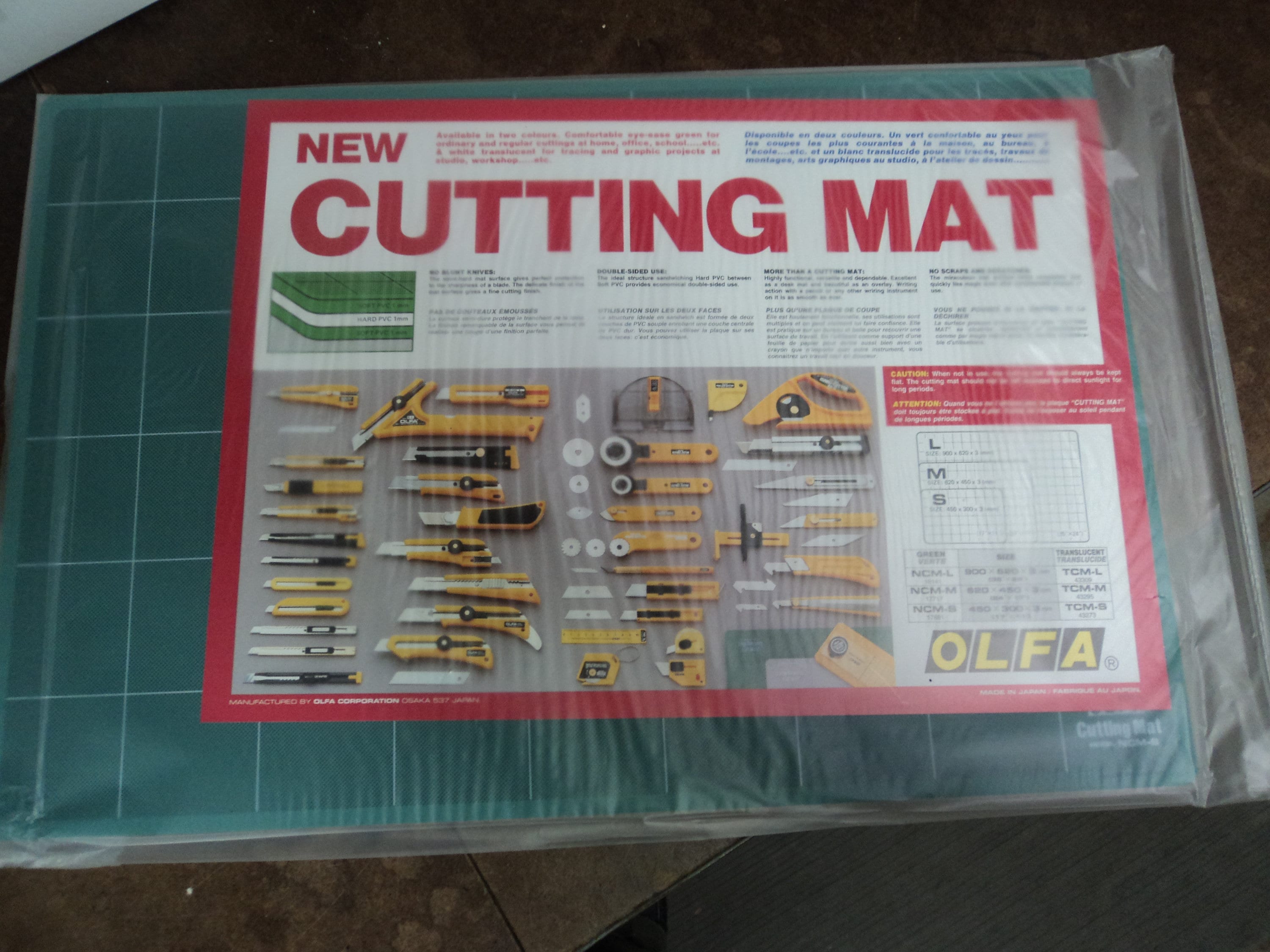 Olfa CM-A3-RC Craft Cutting Mat 42.5 X 30cm / 17 X 12in 