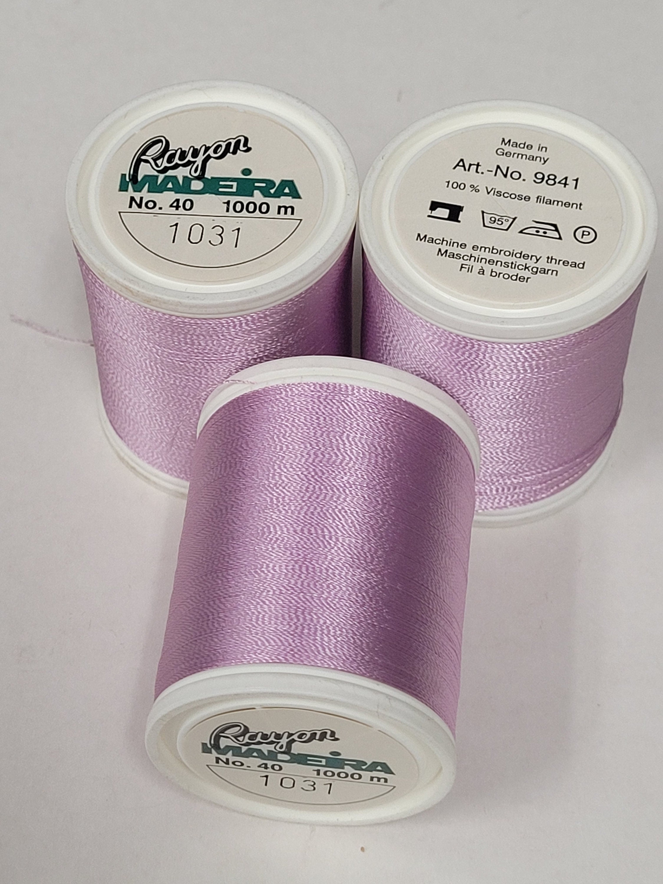 Madeira Rayon 1109 Pink Rose Embroidery Thread 5500 Yards