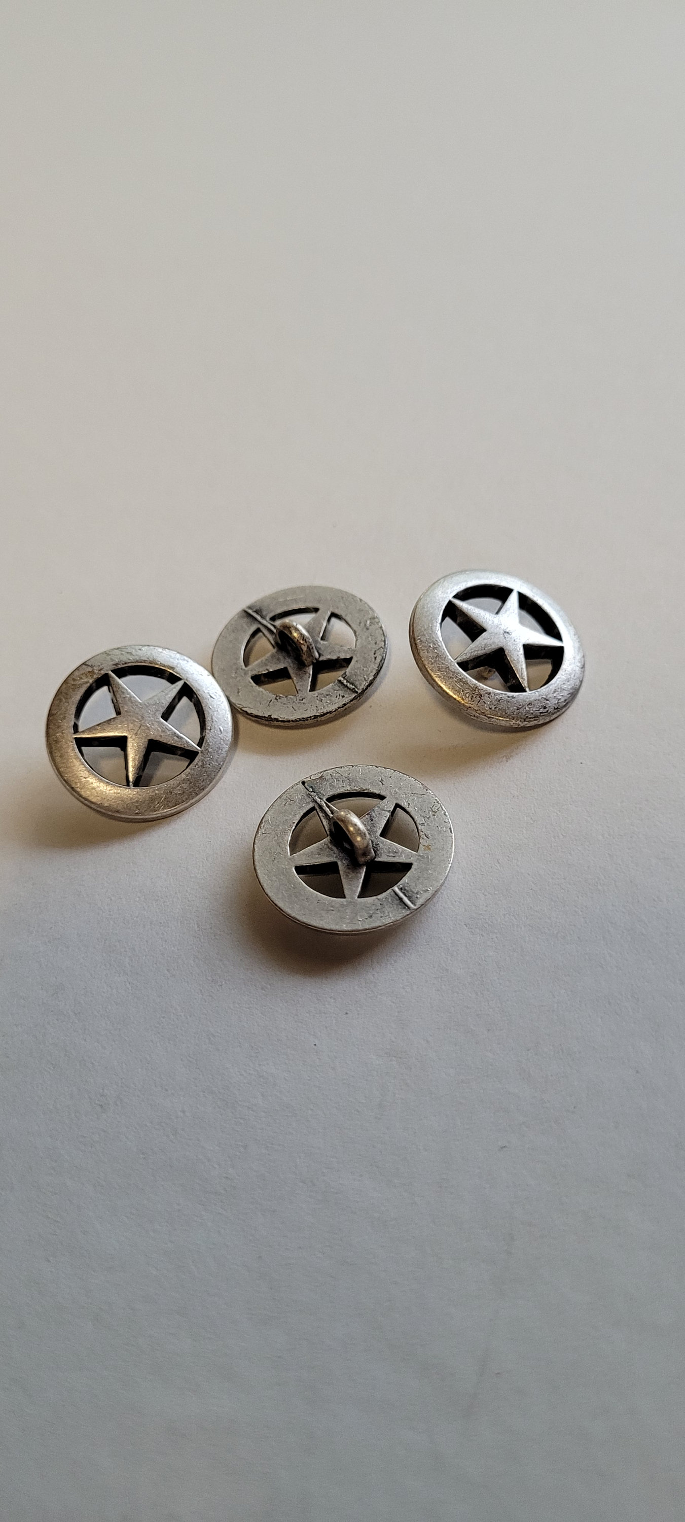 4 Hole Metal Buttons, Packaging Type: Packet at Rs 0.6/piece in