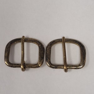 1 each-End Bar Buckle 1&quot; wide brass.