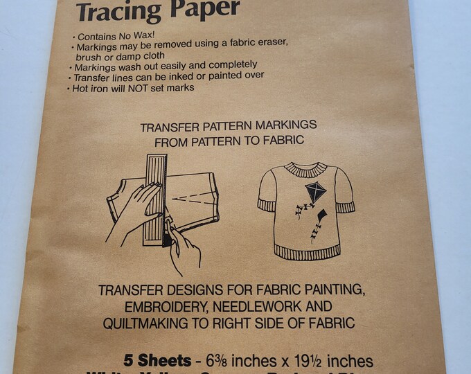 Dritz Wax Free Tracing Paper, Assorted63466 Etsy