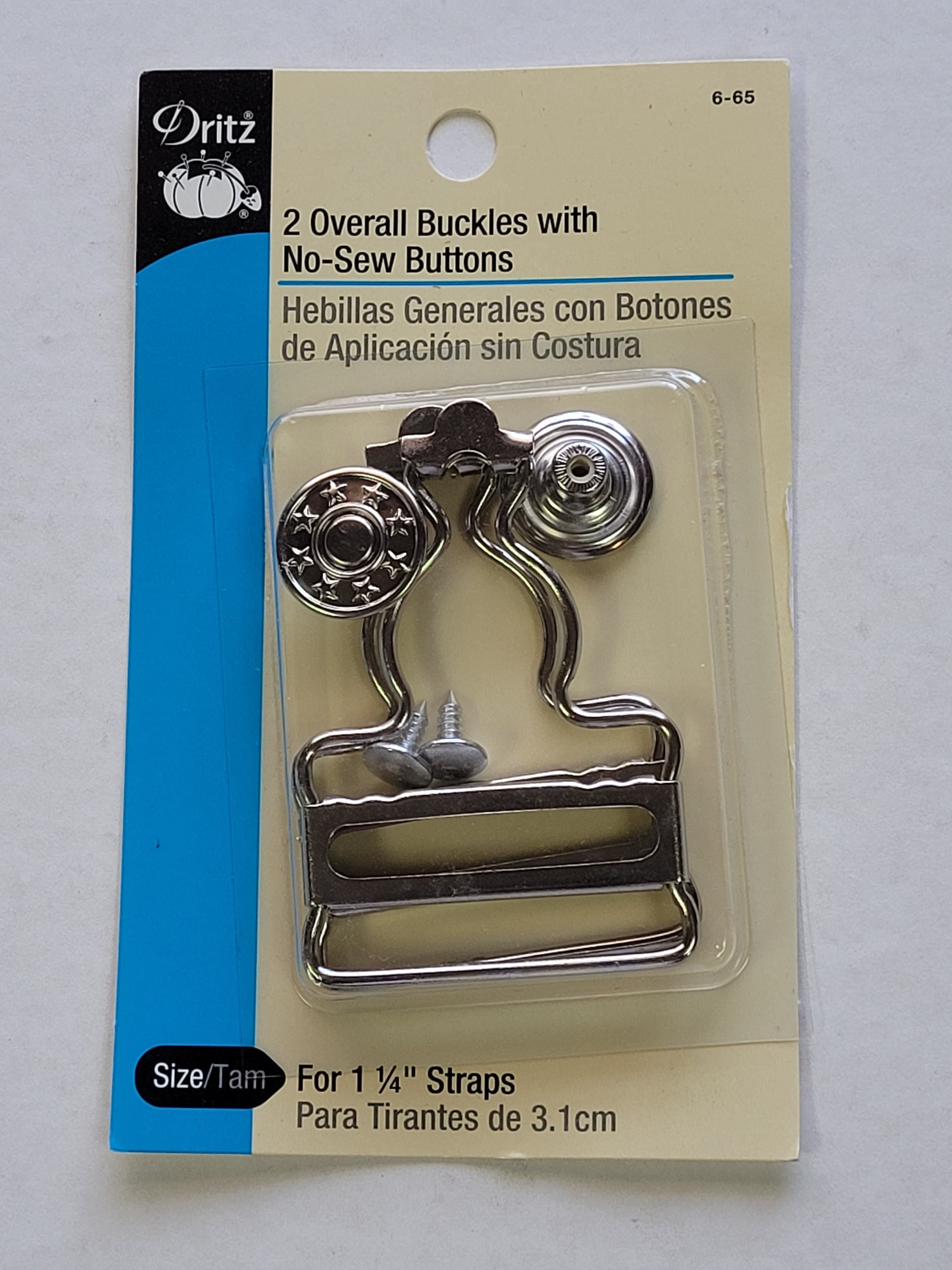 Pixie Packs Mini Overall Buckles 1/2 or 13mm Silver