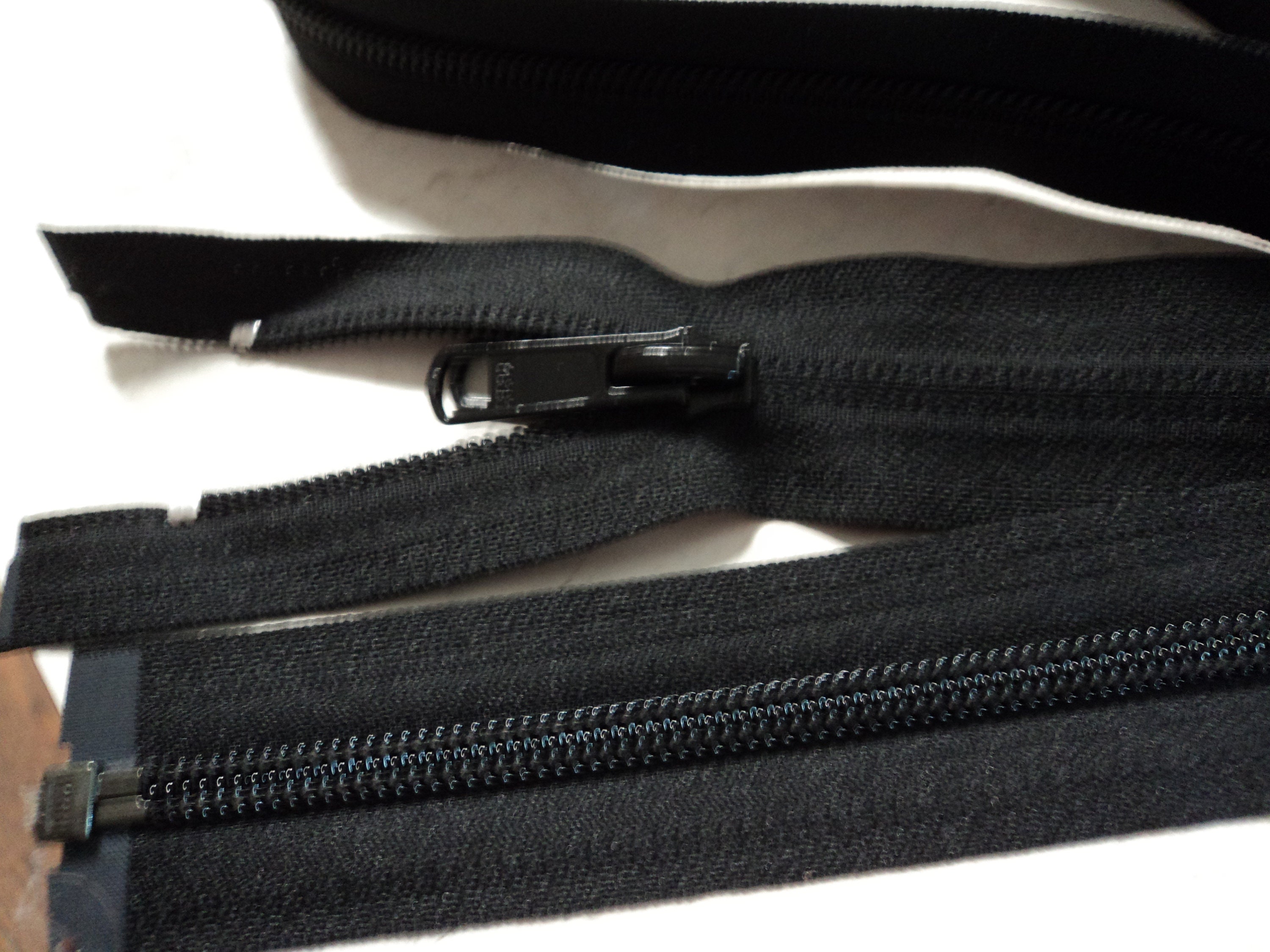 100 YKK® Sleeping Bag Zipper Black Double Tab Slider. Etsy