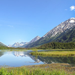 Alaskan Beauty, Tern Lake, Seward, Seward Highway, Landscape, Natural Beauty, Alaska, Traveling