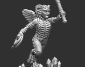 Warrior Queen Miniature stl file