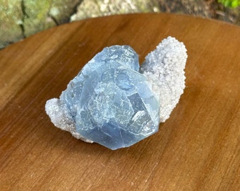 Blue Fluorite Quartz Specimen