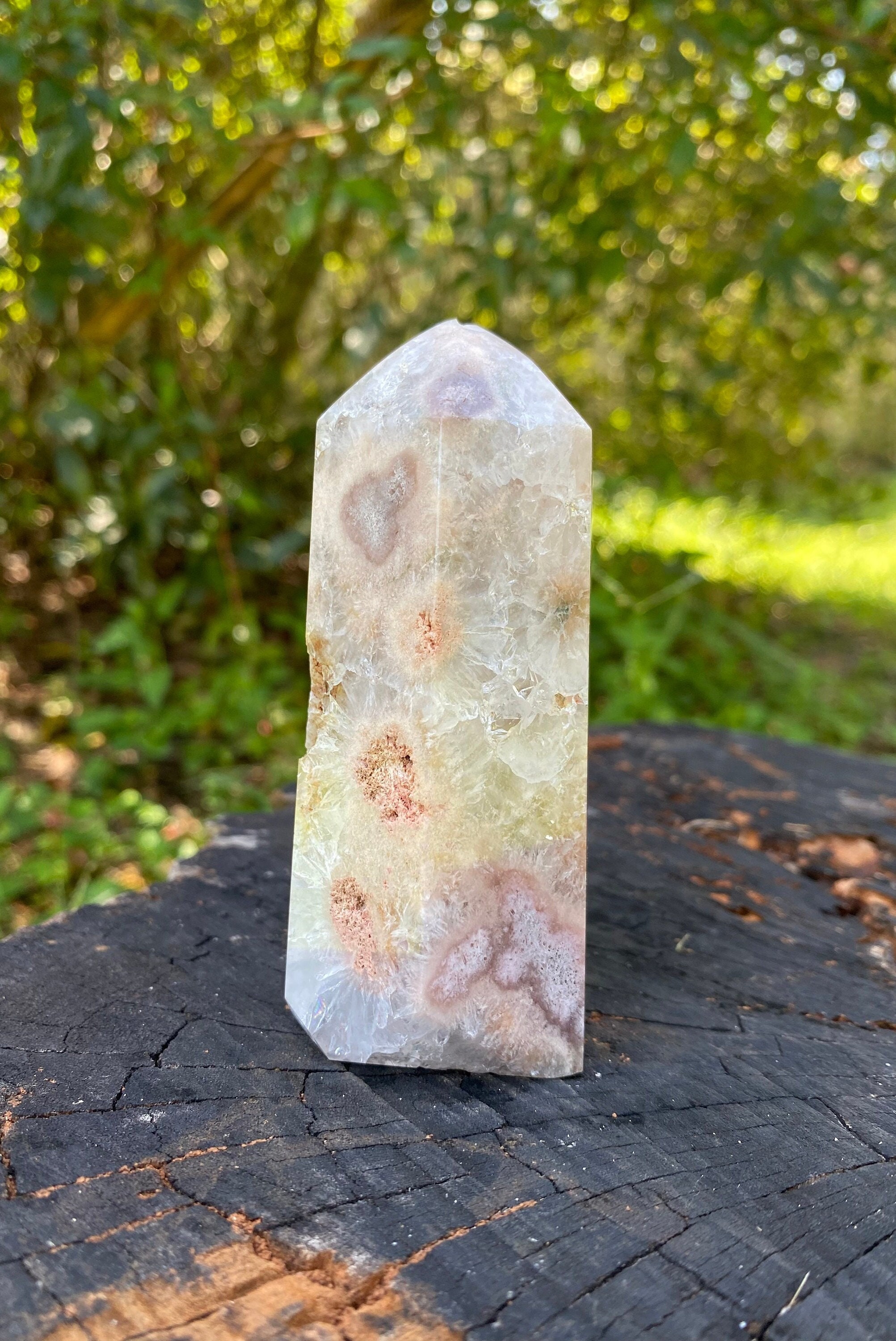 Pink Amethyst Tower - Etsy