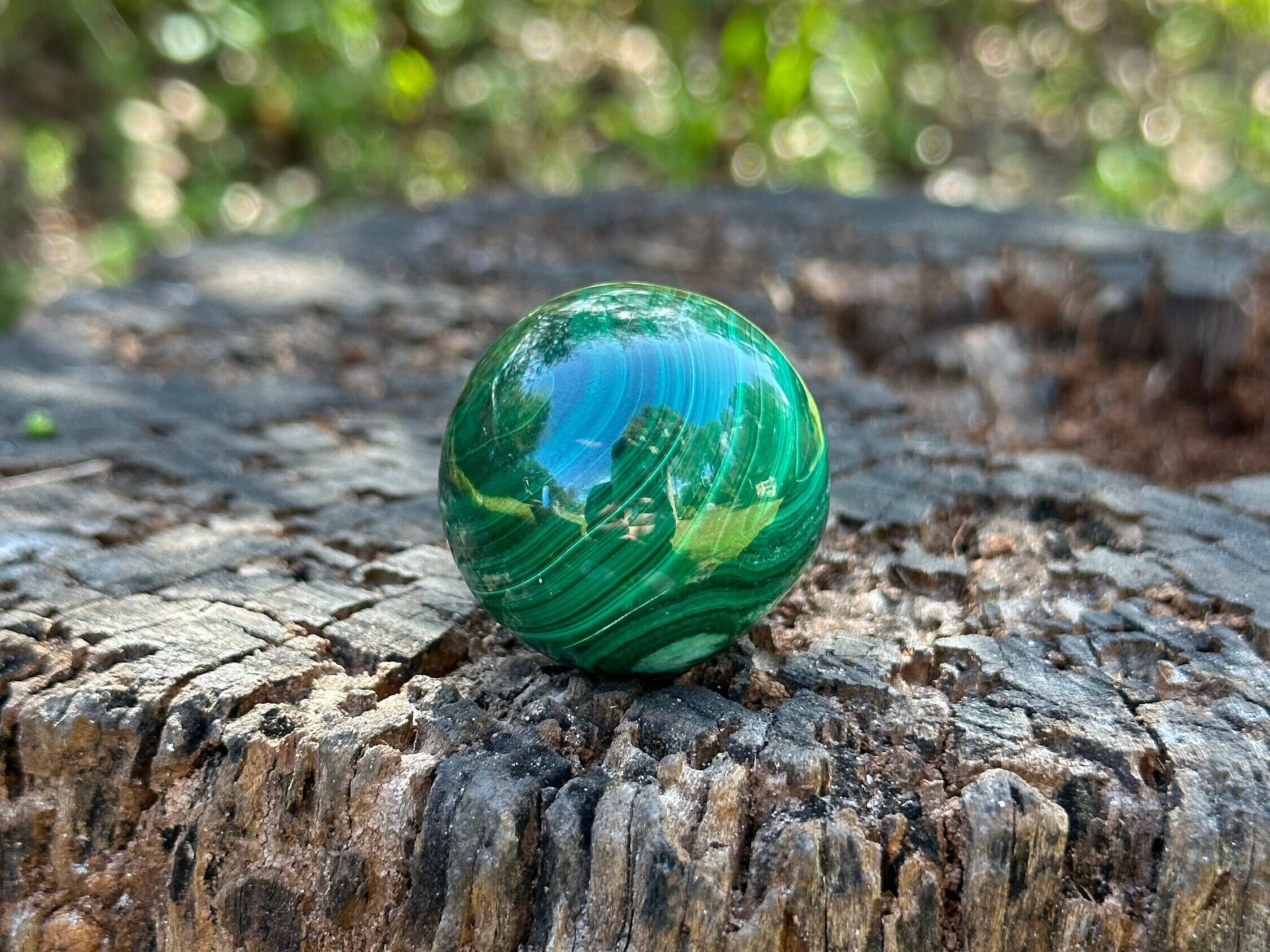 Malachite Sphere