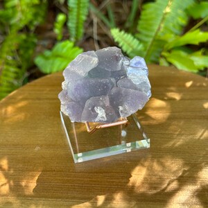 Purple Octahedral Fluorite
