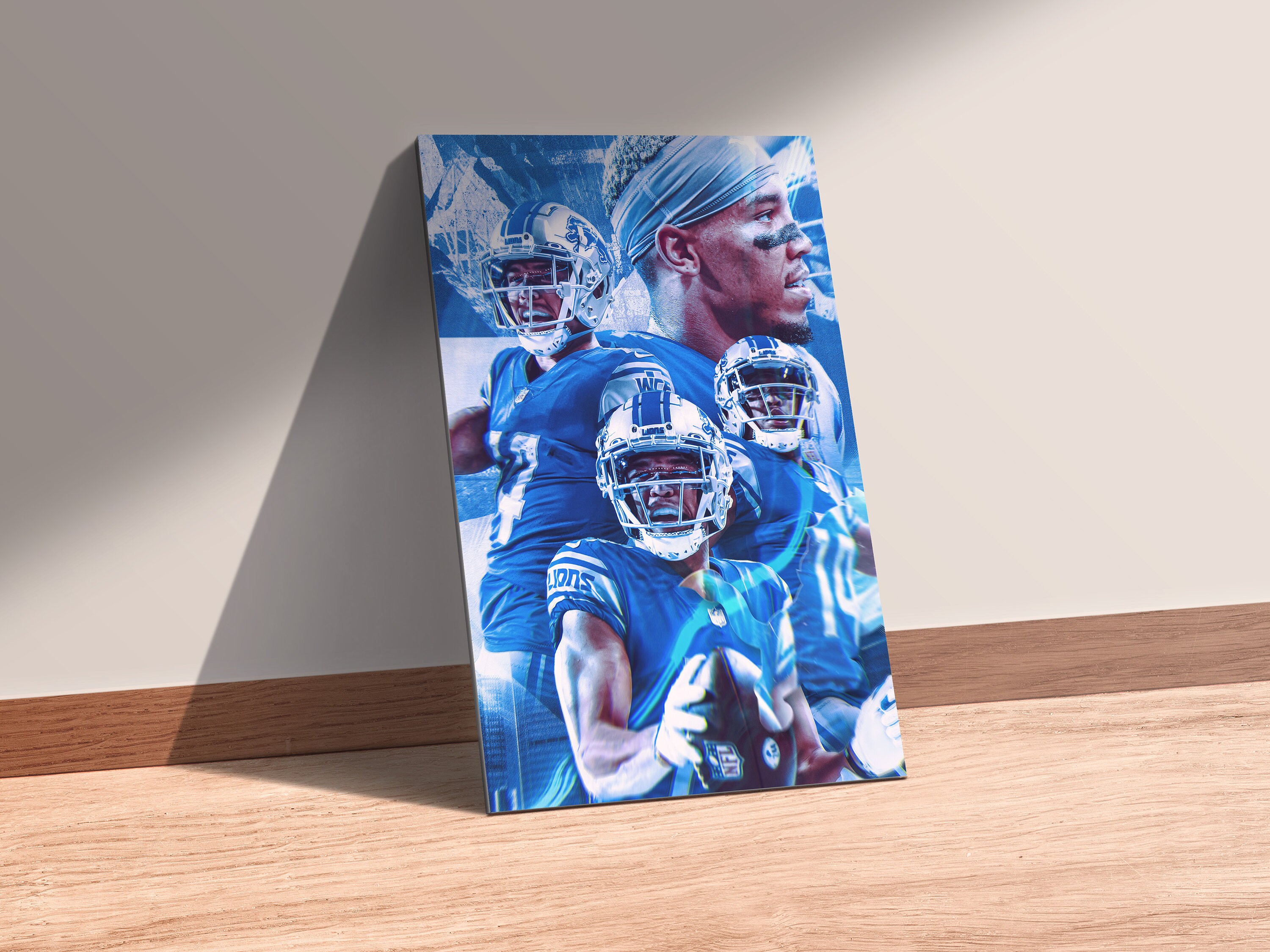 COMBO: Detroit Lions Football NFL Action 3-Poster Combo Set (St. Brown –  Sports Poster Warehouse