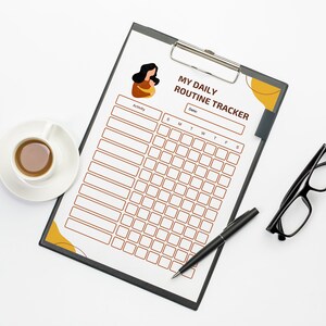 Routine voor moeders, wekelijkse routine, dagelijkse moedersroutine, planner, afdrukbare planner, dagelijks schema, 8,5 x 11 inch planner, Instant download