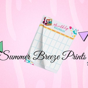 jaren 90 nostalgische afdrukbare planner | Retro | Begroting | Dagelijks | Wekelijks | Maandelijks | Organisator | Direct downloaden | mama leven | Thuis Beheer afbeelding 7