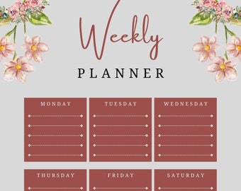 Weekly planner