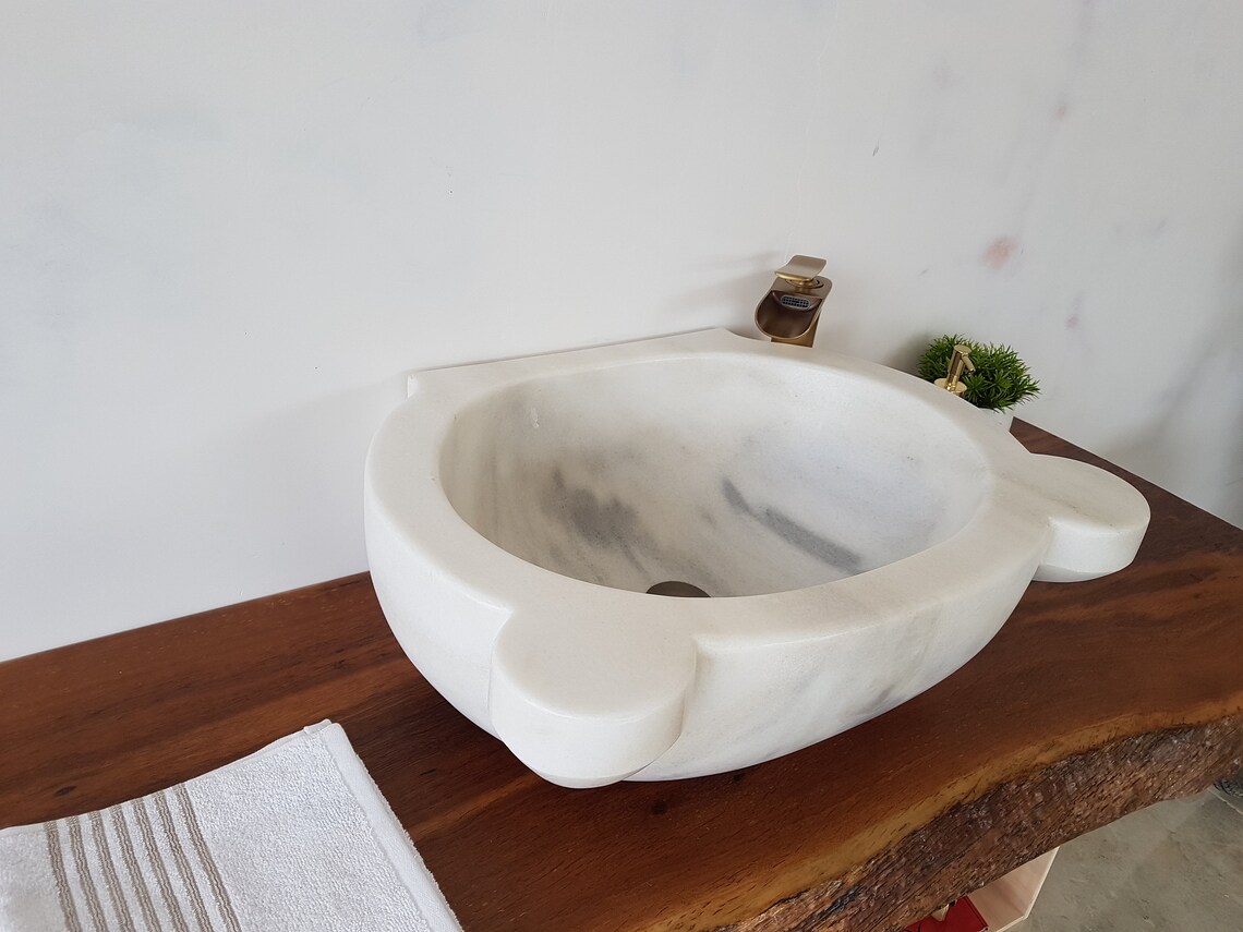 Special Bathroom Sink Ottoman Style Sink Handmade Marble Etsy