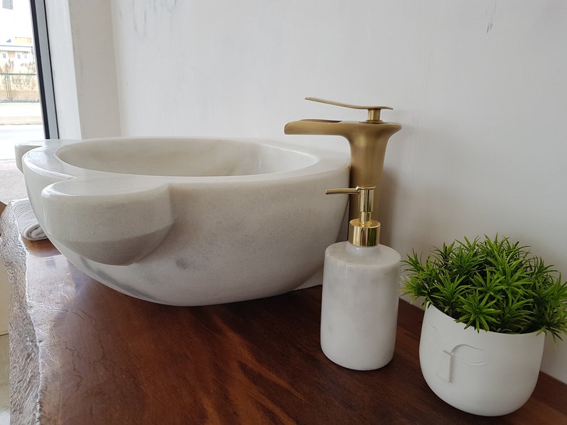 Special Bathroom Sink Ottoman Style Sink Handmade Marble Etsy