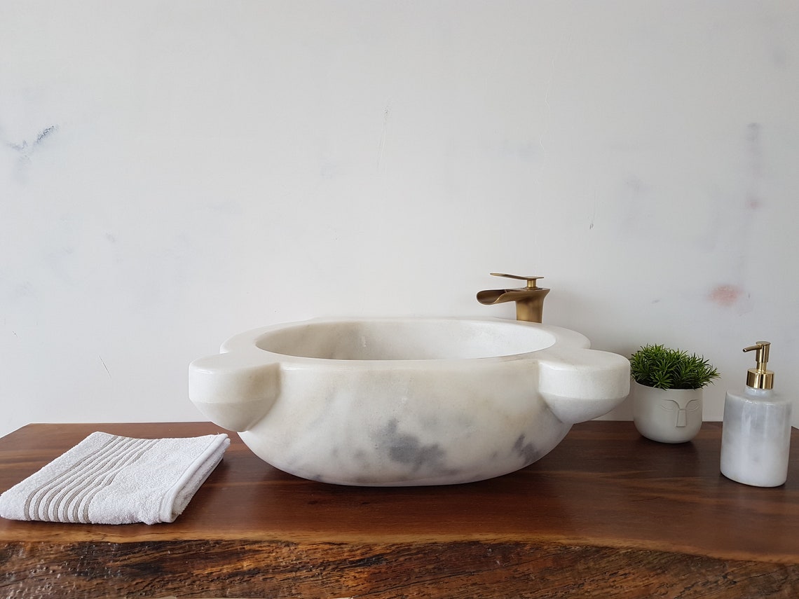 Special Bathroom Sink Ottoman Style Sink Handmade Marble Etsy