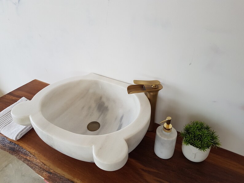 Special Bathroom Sink Ottoman Style Sink Handmade Marble Etsy