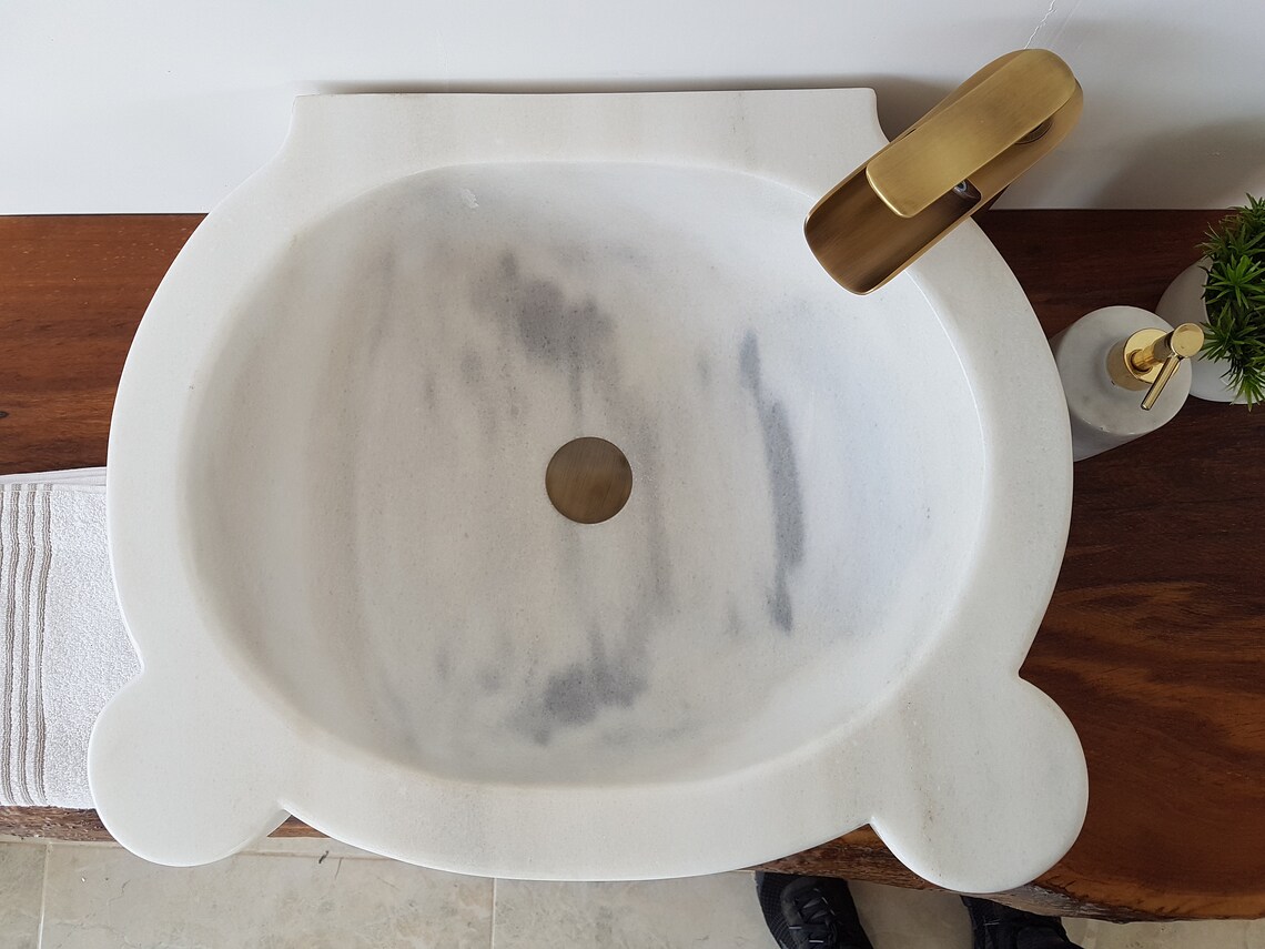 Special Bathroom Sink Ottoman Style Sink Handmade Marble Etsy