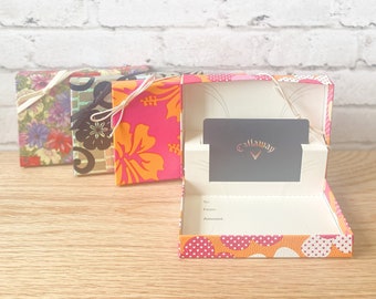 Gift Card Holder Box - Flower Power Popup - 4-Pack