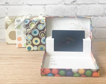 Gift Card Box Holder - Dots Popup 4-Pack