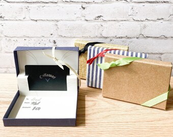 Gift Card Holder Box - Summer Vacation Pop Up Insert 4-Pack with Ribbons