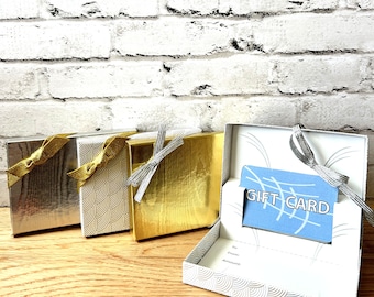 Gift Card Holder Box - Yukon Silver 4-Pack