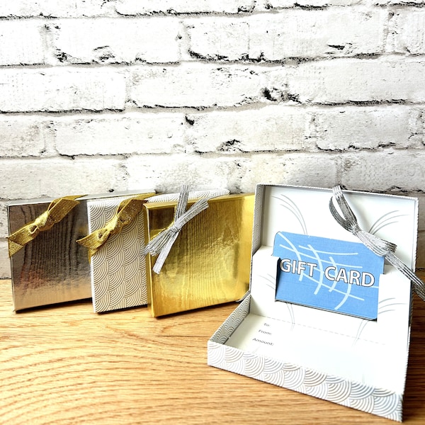 Gift Card Holder Box - Yukon Silver 4-Pack