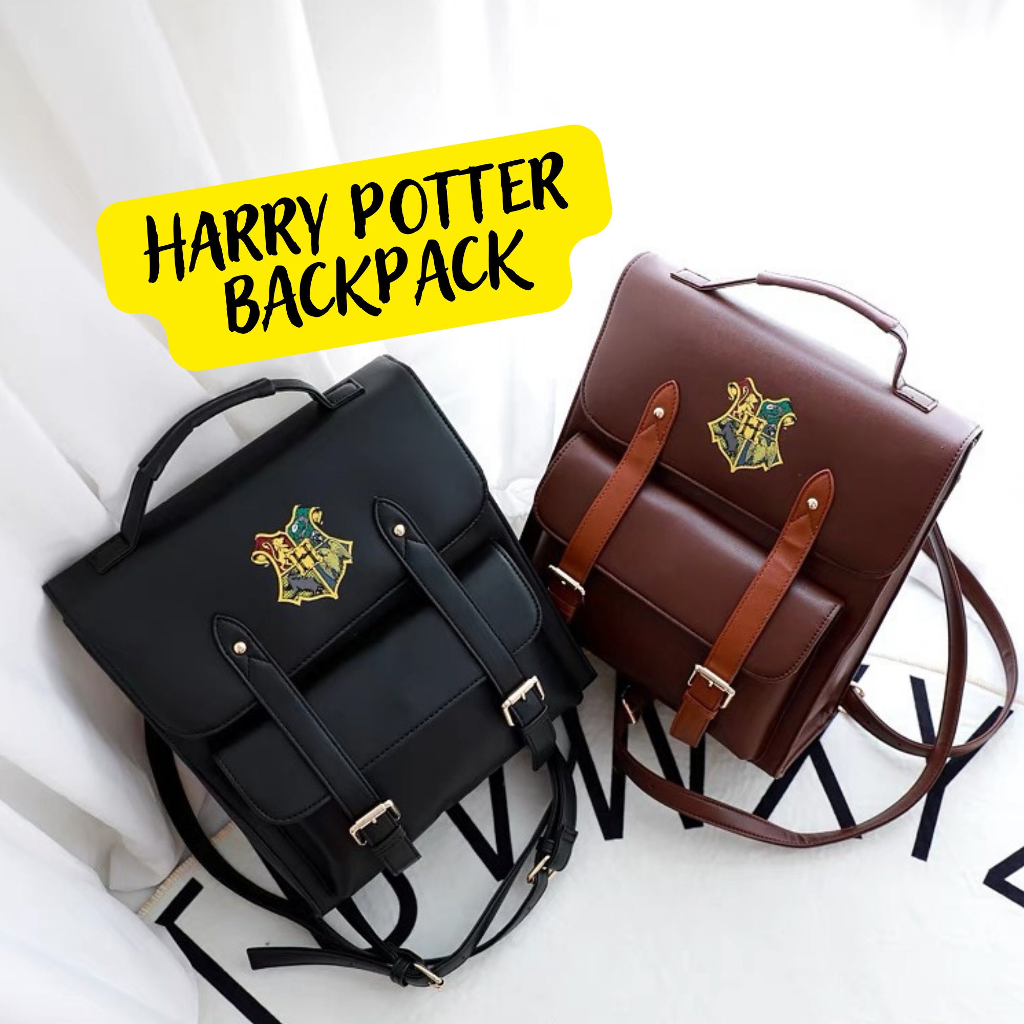 Harry Potter Inspired Bags Harry Potter Backpack Bag Pack Etsy