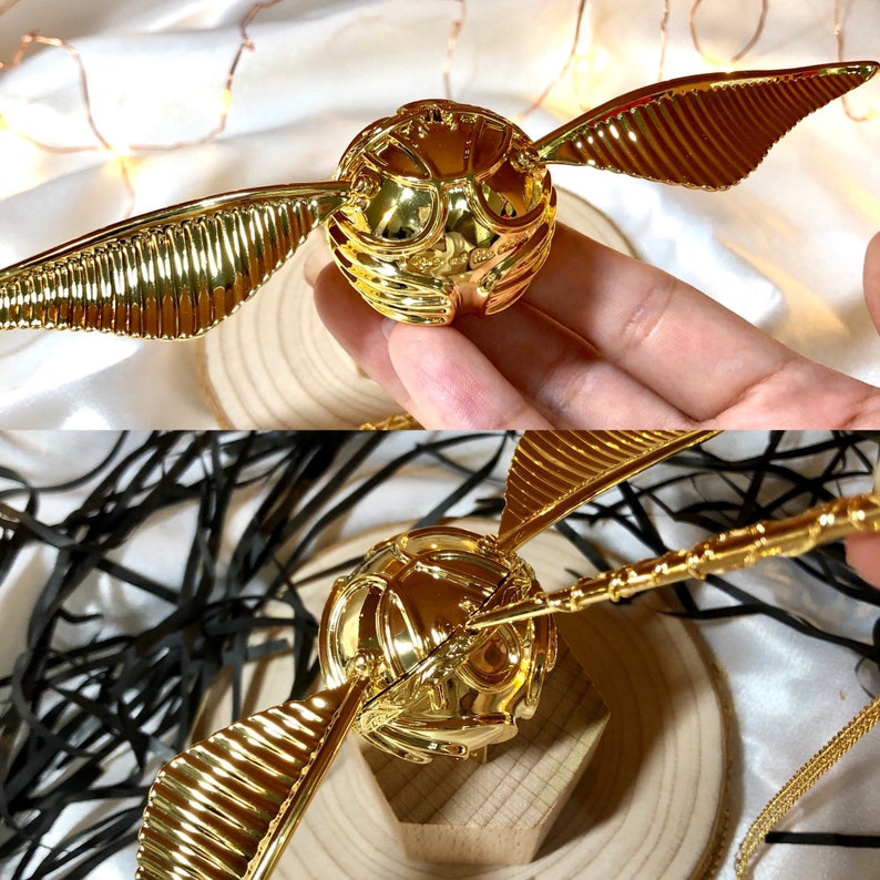 Golden Snitch Ring Box / Golden Snitch Ring Holder / Wedding Etsy