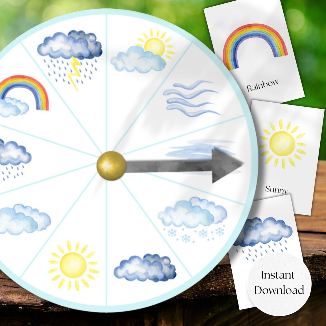 Weather Printable Activities Bundle, Instant Digital Download