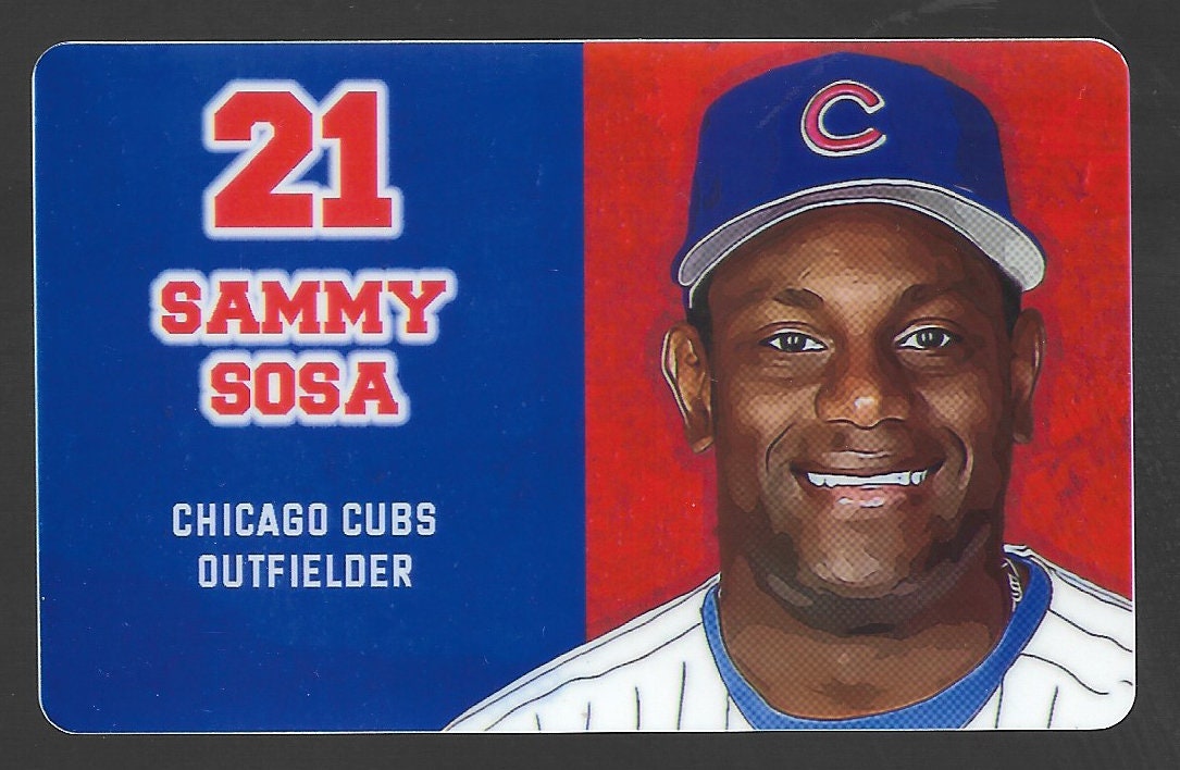 Sammy Sosa Chicago Cubs PVC Novelty Sports Card