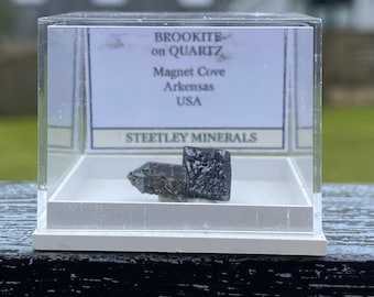 Brookite on Quartz specimen Arkansas USA