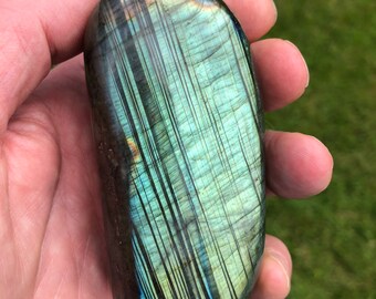 Labradorite Freeform with Good Flash approx 293 grams