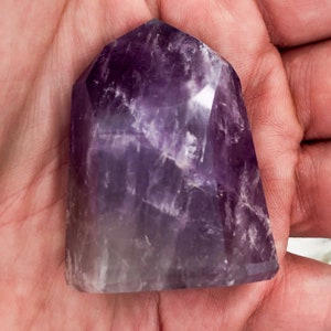 Polished Amethyst Tower approx 80 grams