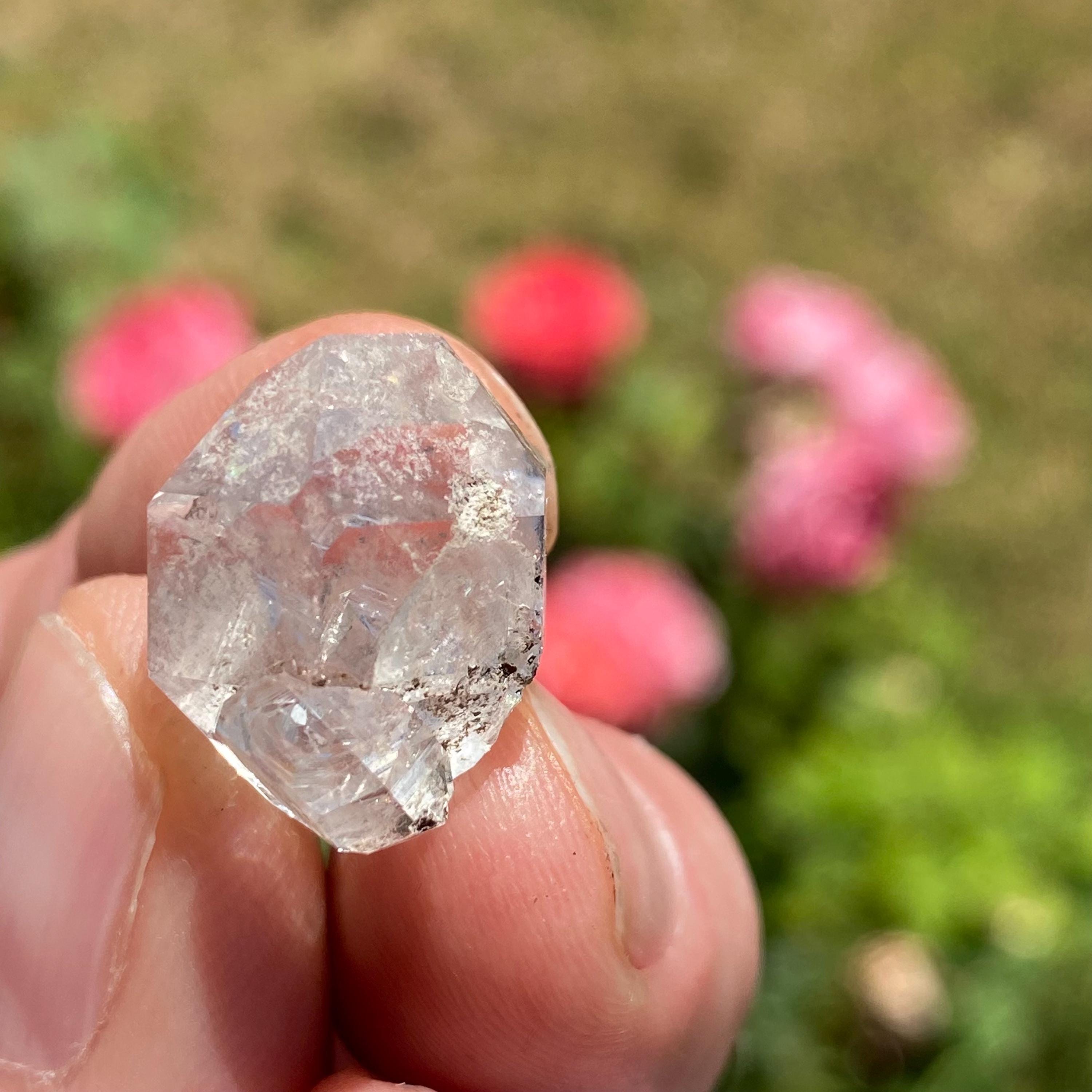 ニューヨーク州産ハーキマーダイヤモンド標本 約4.1グラム - Etsy 日本