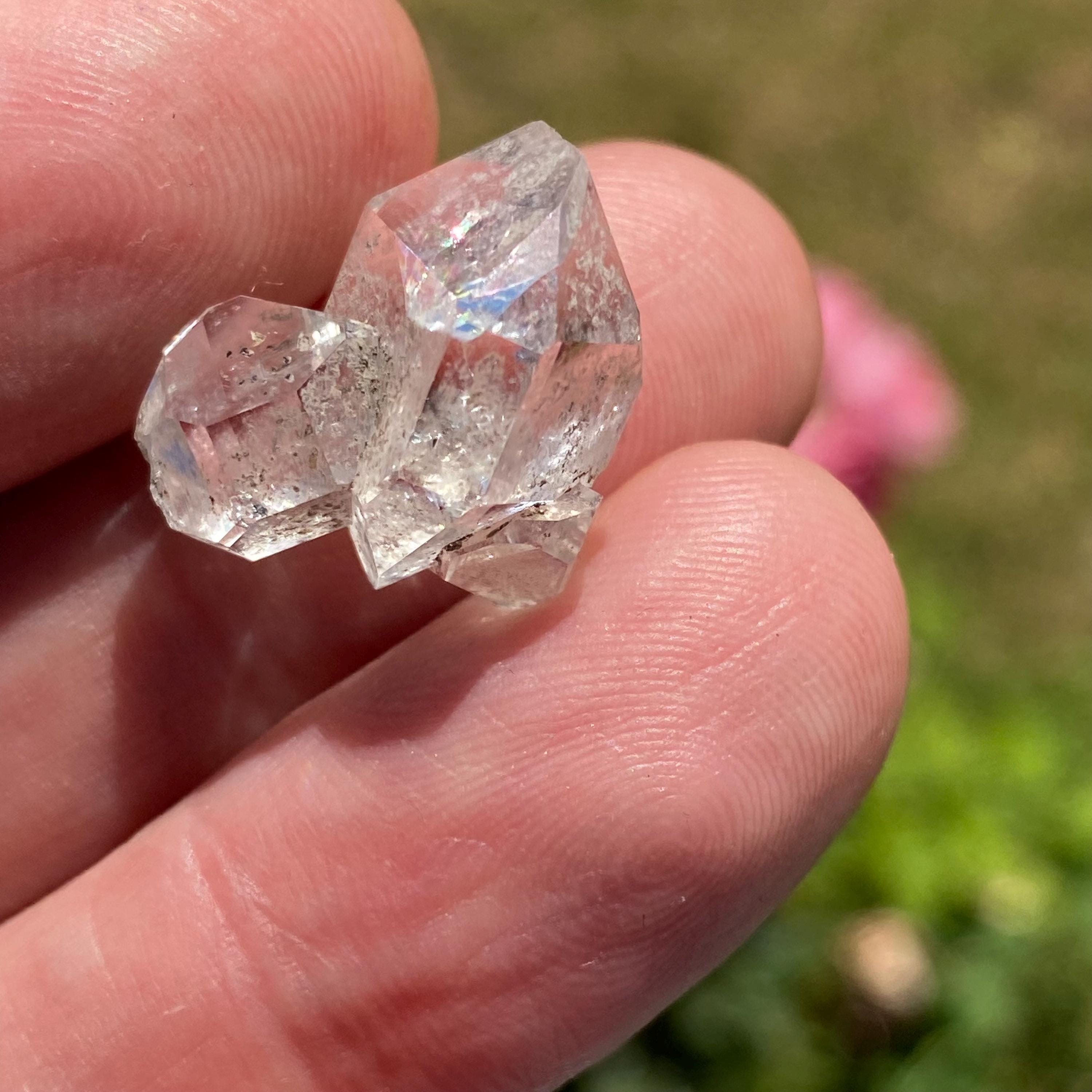 ニューヨーク州産ハーキマーダイヤモンド標本 約4.1グラム - Etsy 日本