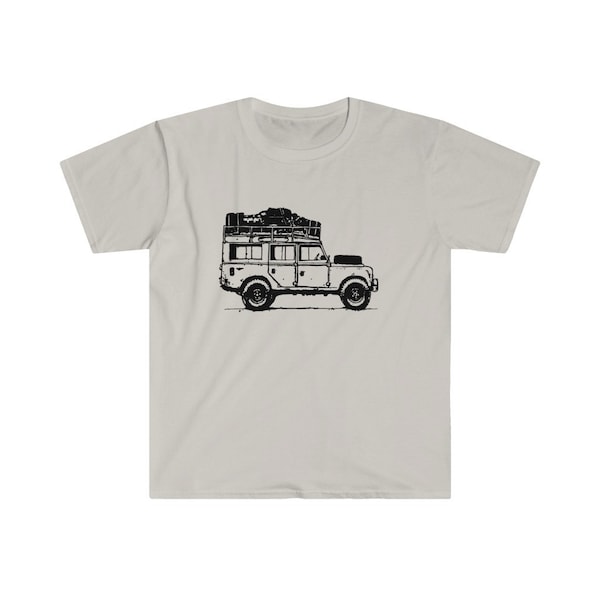 Ink Land Rover Defender - Unisex Softstyle T-Shirt