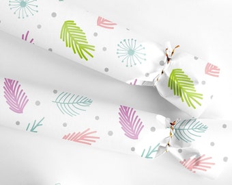 Pastel Tree Wrapping Paper - Pastel Wrapping Paper, Winter Baby Shower, Winter Girl Theme, Wrapping Paper Christmas, Holiday Gift Wrap Paper