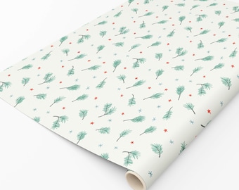 Christmas Wrapping Paper - Holiday Gift Wrap, Christmas Wrapping Paper Roll, Wrapping Paper Christmas, Paper Roll, Holiday Wrapping Paper