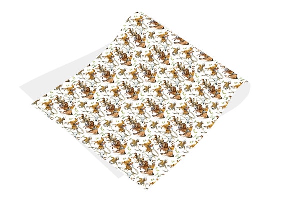 Cowboy Wrapping Paper Western Wrapping Paper, Rodeo Wrapping Paper