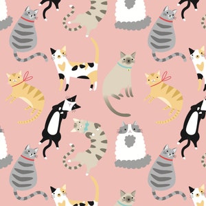 Pink Kitty Wrapping Paper Cat Wrapping Paper, Animal Wrapping Paper, Cute Wrapping Paper, Kitten Wrapping Paper, Birthday Wrapping Paper image 3