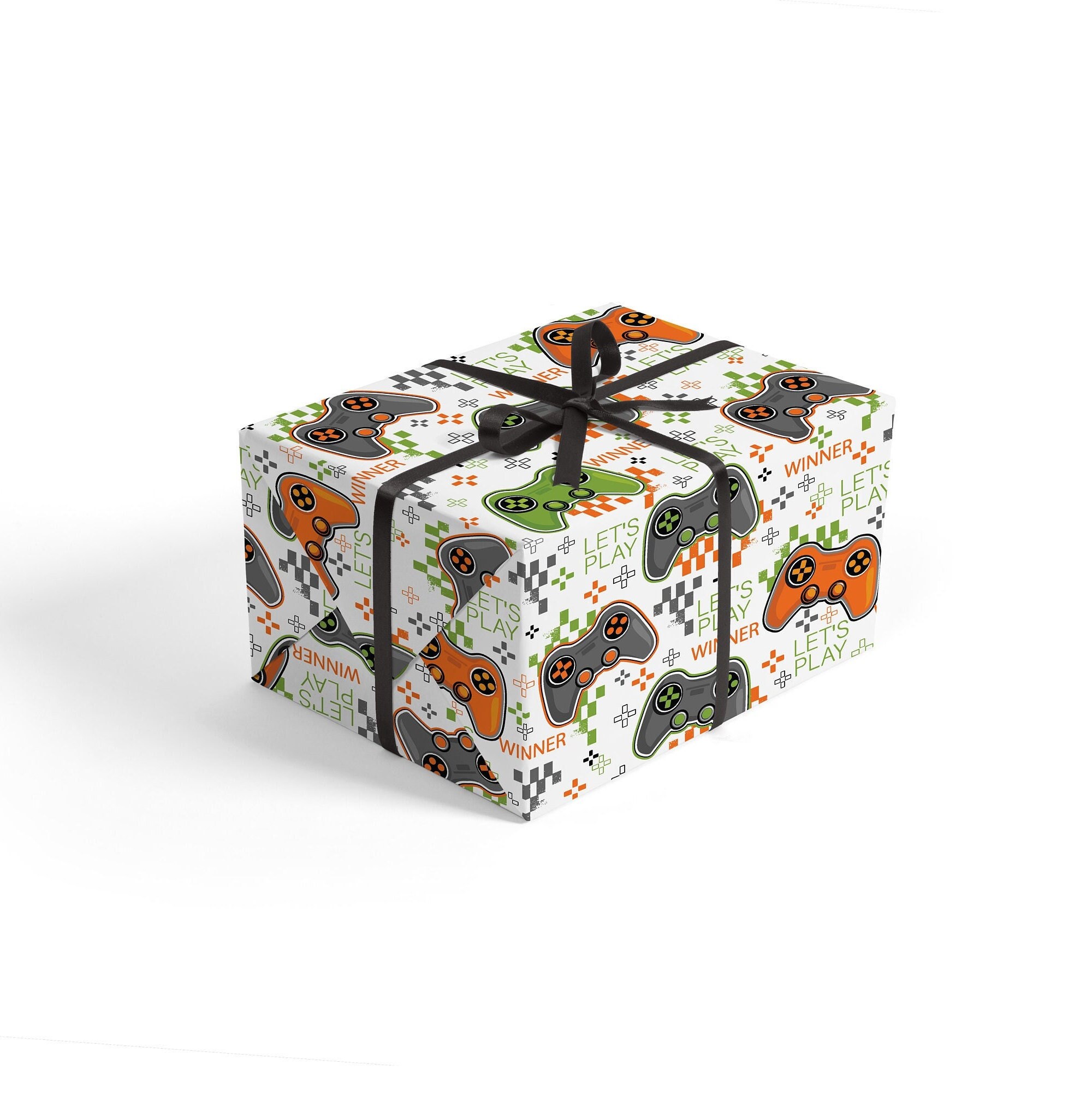 Gamer Wrapping Paper Video Game Wrapping Paper Birthday - Etsy