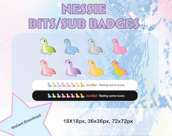 Nessie Apex-legendes Sub/bit-badges voor Twitch, YouTube en Discord