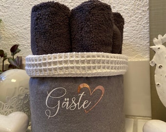 Utensilo / Gästeutensilo / Filzutensilo / Handtuch Aufbewahrung